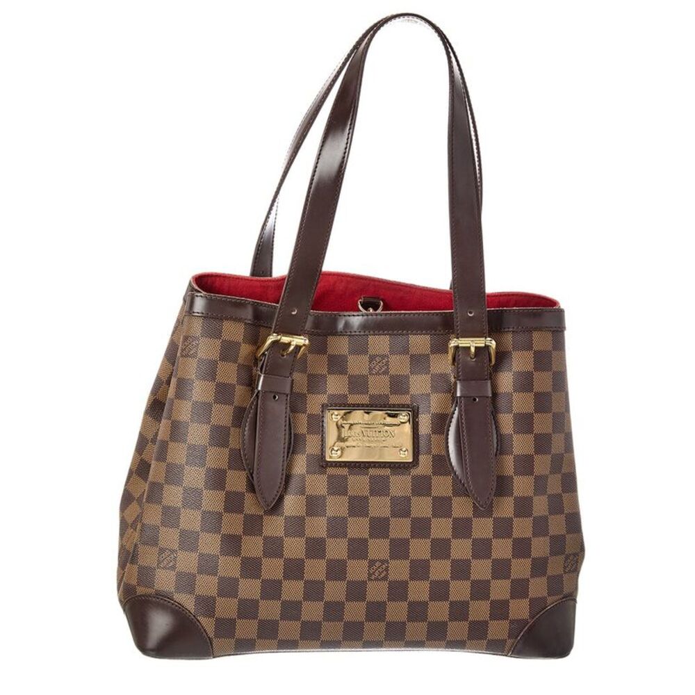 Louis Vuitton Brown Damier Ebene Hampstead Mm (Authentic Pre-Loved)